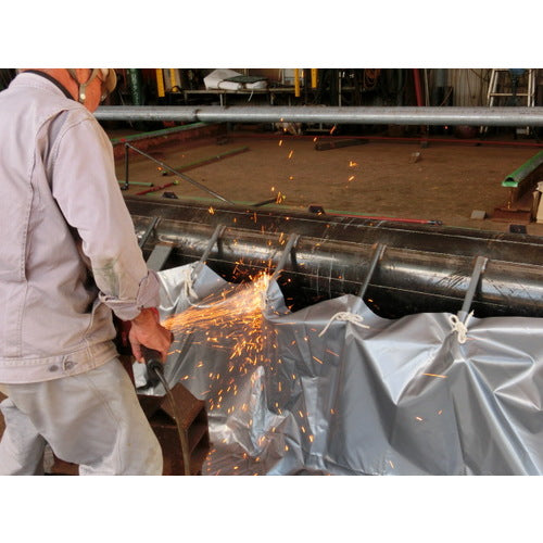 ＴＲＵＳＣＯ　難燃ロープ　線径６ｍｍＸ０．９ｍ　４本入　TRNR-6900　1 袋