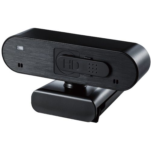 エレコム　Ｗｅｂカメラ　２００万画素　オートフォーカス　Ｆｕｌｌ　ＨＤ　内蔵マイク付　ブラック　UCAM-C820ABBK　1 個