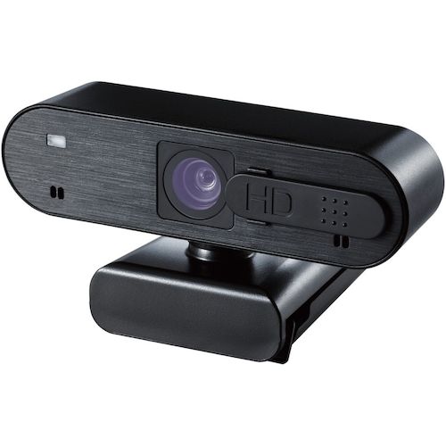 エレコム　Ｗｅｂカメラ　２００万画素　オートフォーカス　Ｆｕｌｌ　ＨＤ　内蔵マイク付　ブラック　UCAM-C820ABBK　1 個