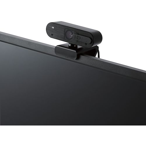 エレコム　Ｗｅｂカメラ　２００万画素　オートフォーカス　Ｆｕｌｌ　ＨＤ　内蔵マイク付　ブラック　UCAM-C820ABBK　1 個