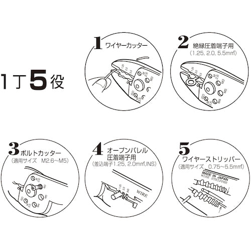 エビ　電装圧着工具　ＦＫーＡシリーズ　FK6A　1 丁