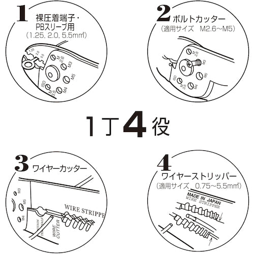 エビ　電装圧着工具　ＦＫーＡシリーズ　FK3A　1 丁