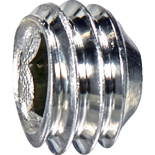 TRUSCO Hexagonal Socket Set Screw, Recessed Tip, Stainless Steel, M4 x ...