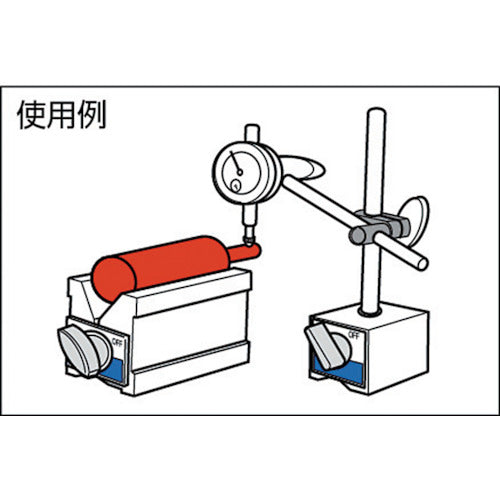 KANETEC Magnet V-shaped holder KVA-2A 1 piece