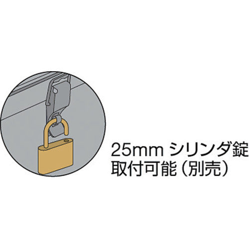 TRUSCO 산형 툴박스 330X140X96 실버 TY-320SV 1개