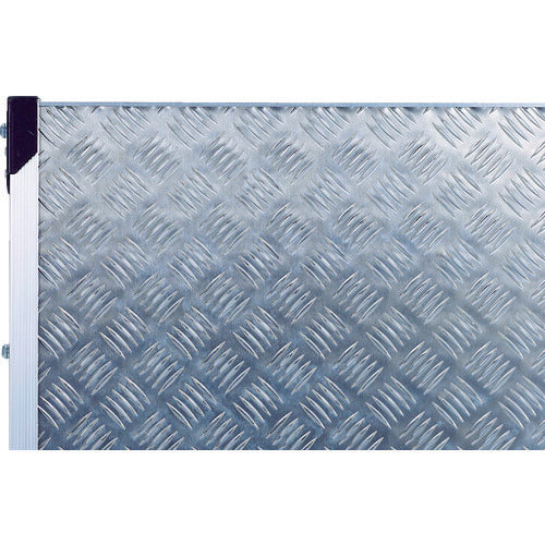 TRUSCO work platform, aluminum, checkered plate type, tabletop dimensions 500 x 400 x H300, TSFC-153, 1 unit