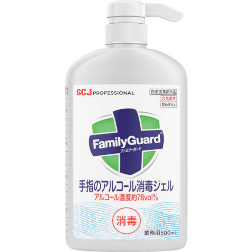Johnson &amp; Johnson [Sold out and discontinued] Family Guard Alcohol Hand Sanitizer Gel 500mL Commercial Use 325577 1 Bottle