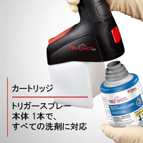 ジョンソン　ＴＲＵＳＨＯＴ（トゥルーショット）　油汚れ用クリーナー　カートリッジ　業務用　325576　1 個