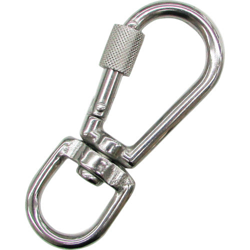 Mizumoto Stainless Steel Ring Snap Hook NBL Type (Swivel Type) Wire Diameter 6mm NBL-6 1 pc