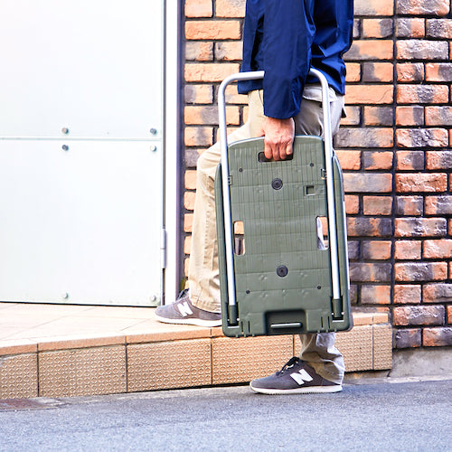 TRUSCO Plastic Cart Komawarikun Noise-reducing G Wheels 600X390 Matte OD MP-6039N2-MOD 1 Unit