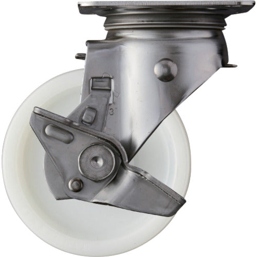 ハンマー　ＳＵＳ　サイドＳＰ付　ナイロンＢ車１００ｍｍ　313S-NRB100　1 個