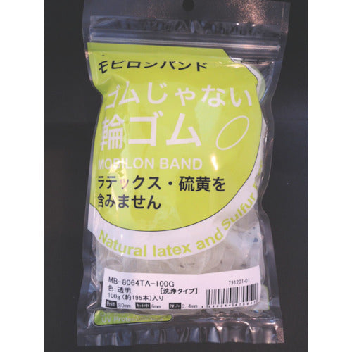 닛신보 모빌론 밴드 80X6X0.4 투명/세정 타입 100G MB-8064TA-100G 1봉