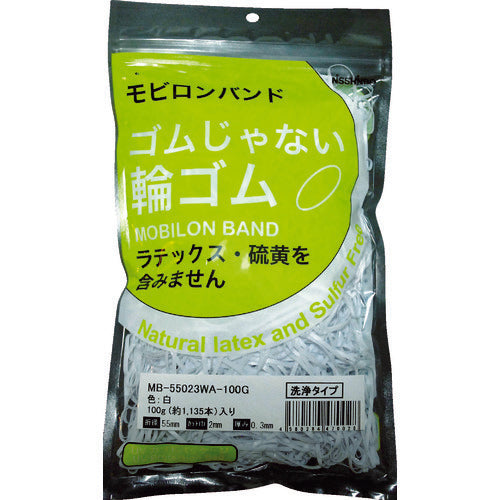 닛신보 모빌론 밴드 55X2X0.3 화이트/세정 타입 100G MB-55023WA-100G 1봉