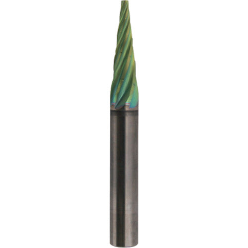 NRS Carbide Bur Conical RV Cut ACC Coating Blade Diameter 6 x Blade Length 22 x Shaft Diameter 6 x Shaft Length 28 Carbide TCBT2400RV-ACC 1 pc