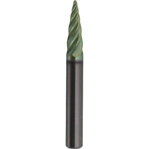 NRS Carbide Bur, Pointed RV Cut, ACC Coating, Blade Diameter 6 x Blade Length 19 x Shaft Diameter 6 x Shaft Length 31, Carbide, TCBT6400RV-ACC, 1 Piece