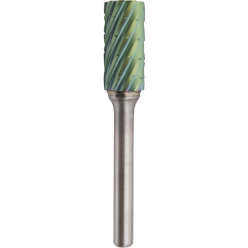 NRS Carbide Bur Cylindrical RV Cut ACC Coating Blade Diameter 12 x Blade Length 25 x Shaft Diameter 6 x Shaft Length 45 Brazed TCBT1700-1RV-ACC 1 pc