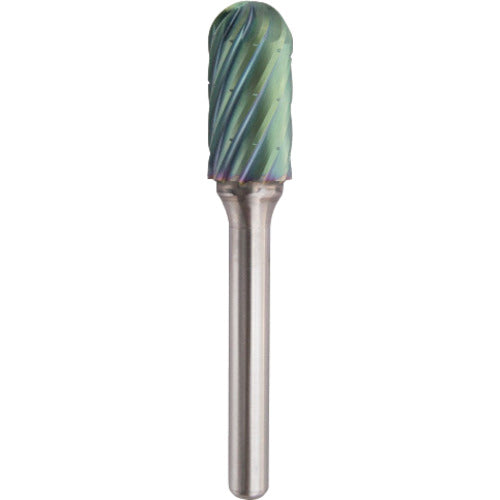 NRS Carbide Bur, Bullet RV Cut, ACC Coating, Blade Diameter 12 x Blade Length 25 x Shaft Diameter 6 x Shaft Length 45, Brazed, TCBT3700-1RV-ACC, 1 pc