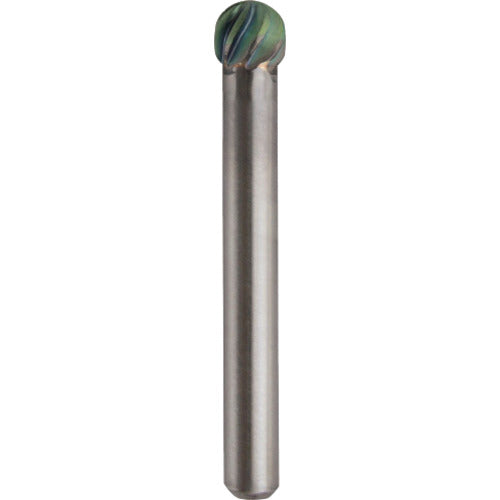 NRS Carbide Bur, Spherical RV Cut, ACC Coating, Blade Diameter 8 x Blade Length 7 x Shaft Diameter 6 x Shaft Length 45, Brazed, TCBT7500RV-ACC, 1 pc