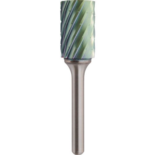 NRS Carbide Bur Cylindrical RV Cut ACC Coating Blade Diameter 16 x Blade Length 25 x Shaft Diameter 6 x Shaft Length 45 Brazed TCBT1800-6RV-ACC 1 pc