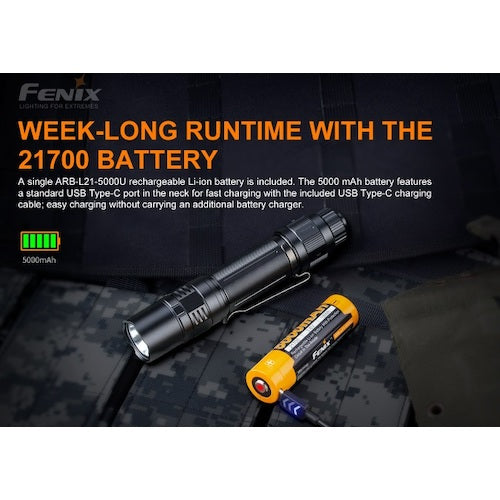 ＦＥＮＩＸ　充電式ＬＥＤライト　ＰＤ３６ＴＡＣ　PD36TAC　1 個