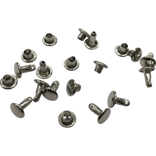 ユタカメイク　金具　両面カシメ　小　７×６φ　４×６φ　J0-02　1 袋
