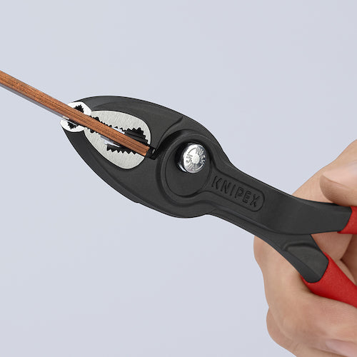 KNIPEX 슬립 조인트 플라이어 트윈 그립 8201-200 1 쵸