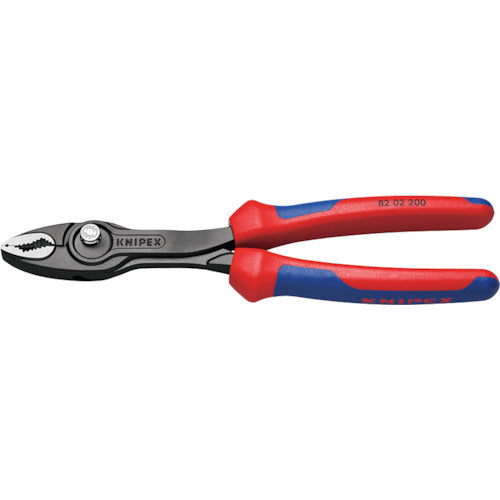 ＫＮＩＰＥＸ　スリップジョイントプライヤー　ツイングリップ　8202-200　1 丁