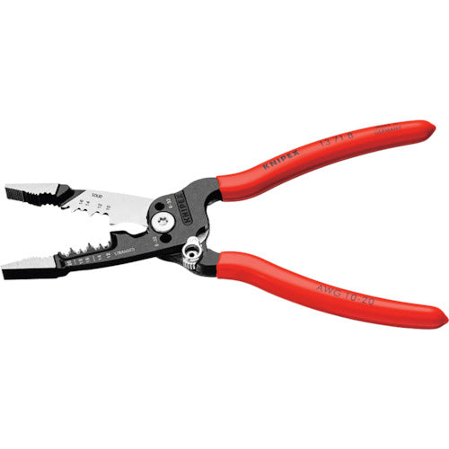 ＫＮＩＰＥＸ　電気技師用多機能ペンチ　1371-8　1 丁