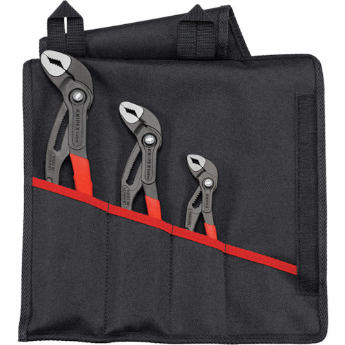 KNIPEX Water Pump Pliers Cobra 3-Piece Set 001955S9 1 S