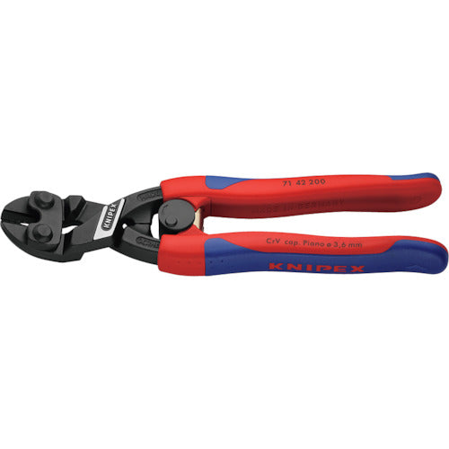 KNIPEX 200mm Mini Clipper (Strong Type/20 Degree Vent) with Recess 7142-200 1 Piece