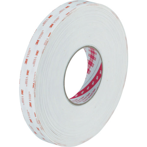 3M VHB 구조용 접합 테이프 Y-4930 19mmX10m 흰색 Y4930 19X10 R 1권