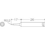 GUT Replacement tip for PX-601/601AS SB PX-60RT-SB 1 piece