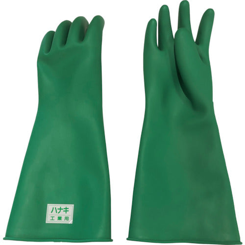 Hanaki Rubber Chemical Gloves Hanarobe 406 43100 1 pair