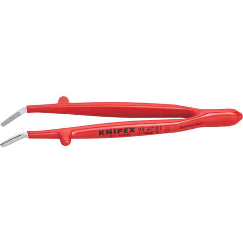 KNIPEX 절연 범용 핀셋 130MM 9247-01 1개
