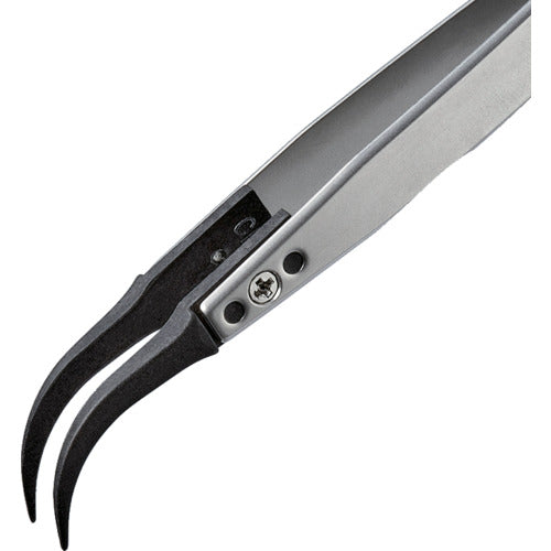 ＫＮＩＰＥＸ　ＥＳＤチップ交換式ピンセット　１３０ｍｍ　9281-03　1 本