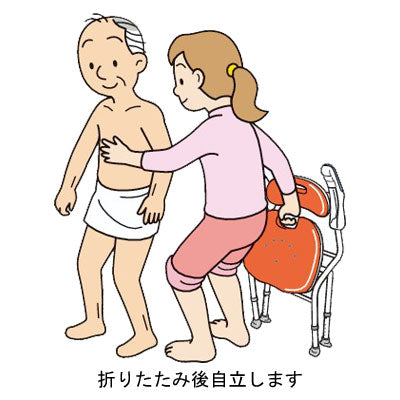 安寿　折りたたみシャワーベンチ　IS　（座面角型） / 536-326　グリーン　1 台