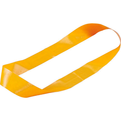 TRUSCO Rubber Band, Binding Band Ring, Width 20mm x Folded Diameter 300mm, Orange, Pack of 10, TRBR20300OR, 1 Bag