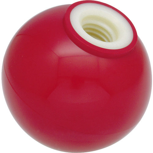 ＴＲＵＳＣＯ　樹脂製握り玉　芯金なし　赤　Φ２０×Ｍ５ｍｍ　P-TPB20-5R　1 個