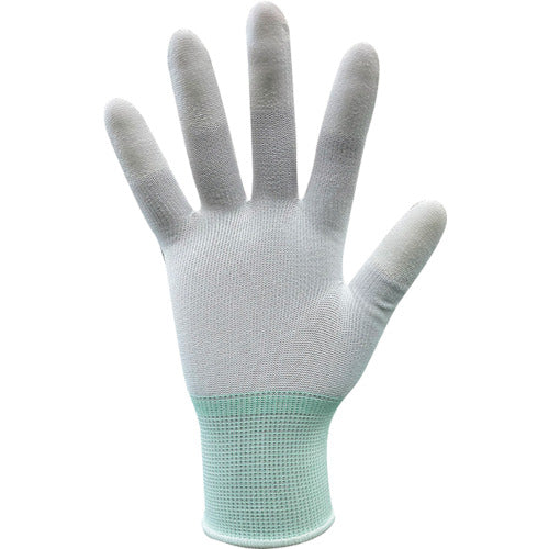 Mielove Urethane Gloves Fingertip Coated White SS (10 pairs) NO.618-SS 1 set