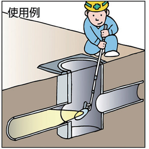 ＳＴＳ　ライト付点検ミラー３型　8-M3-L　1 本