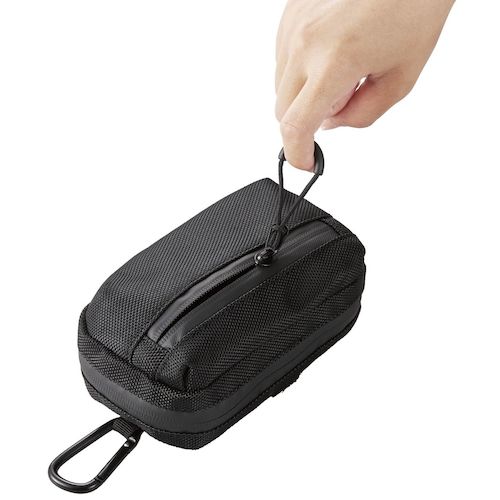 ELECOM Digital Camera Case GRAPH GEAR Compact Digital Camera Case 1 Chamber Medium Size Black DGB-CP01MBK 1 pc