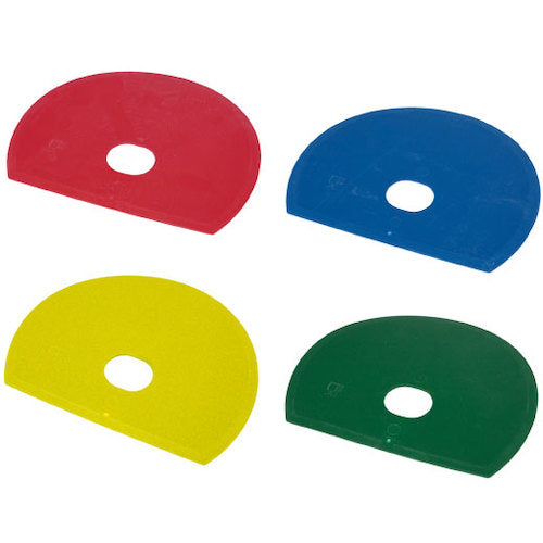 BURRTEC 버킨터 X 스크레이퍼(구멍 원) 레드 BKXSP-WHCR 66219900 1개