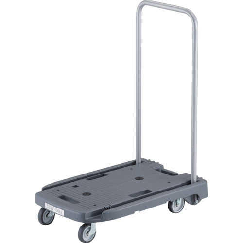 TRUSCO Plastic Cart Komawarikun Noise-reducing G Wheels 600X390 Arsenal Gray with Plastic Stopper MP-6039N2-DG-JS 1 Unit