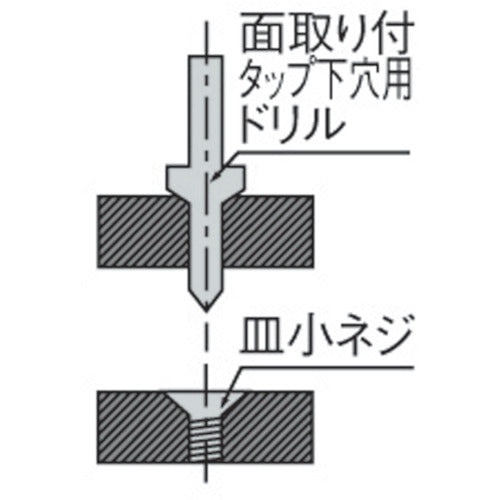 ＦＫＤ　【売切廃番】面取り付タップ下穴用ドリル８　DSS8　1 本