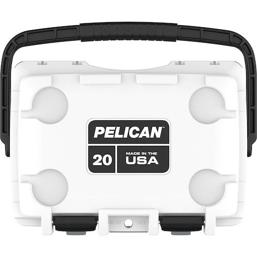 PELICAN 20QT Elite Cooler White x Gray 20Q-1-WHTGRY 1 unit