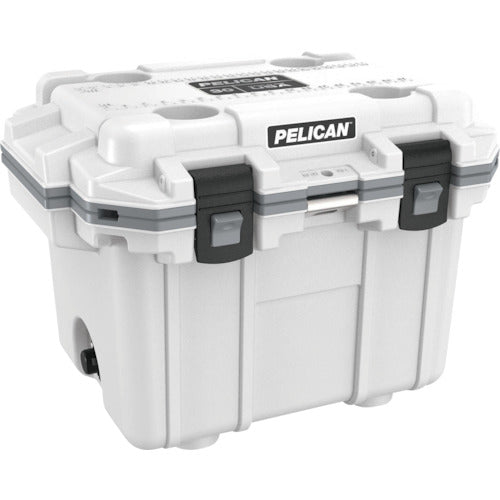 PELICAN 30QT Elite Cooler White x Gray 30Q-1-WHTGRY 1 unit