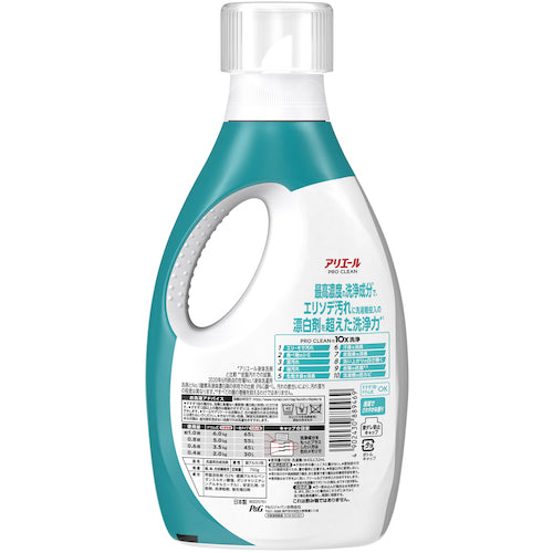 Ｐ＆Ｇ　アリエール　洗濯洗剤　液体　プロクリーンジェル　本体　７５０ｇ　889469　1 本