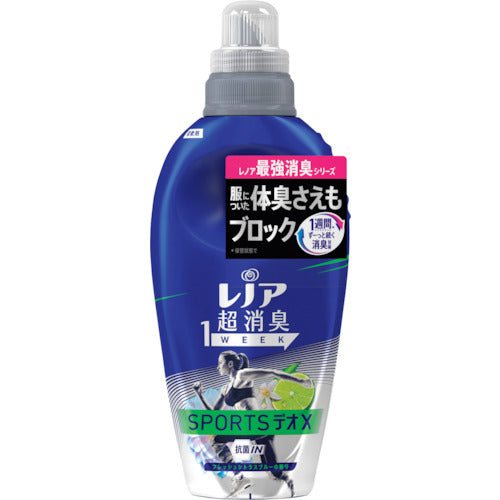 Ｐ＆Ｇ　レノア　超消臭１ＷＥＥＫ　柔軟剤　ＳＰＯＲＴＳデオＸ　フレッシュシトラスの香り　本体　５３０ｍｌ　914970　1 本