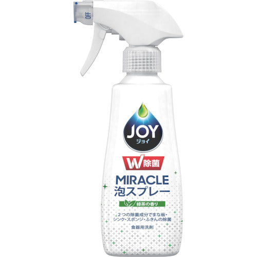 P&amp;G Joy Double Antibacterial Miracle Foam Spray Dishwashing Detergent Green Tea Scent 275mL 027597 1 Bottle