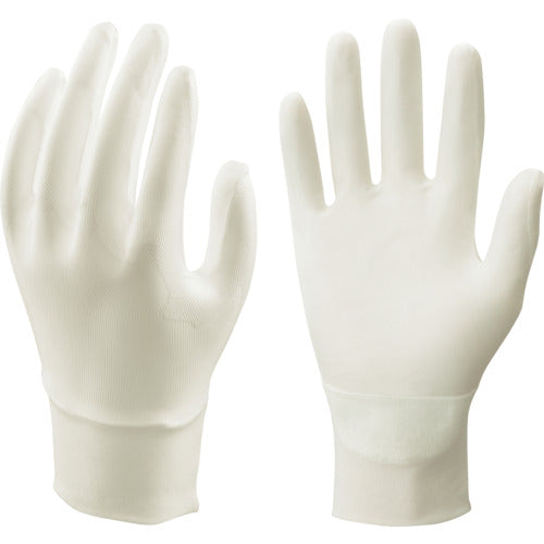 SHOWA Urethane Backless Gloves E0200 Nanoteclean PC 10 pairs White M size E0200-M 1 bag